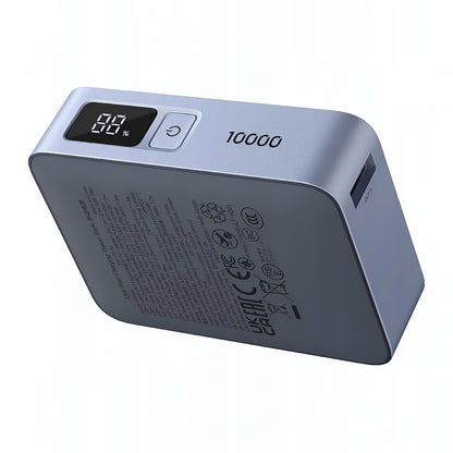 UGREEN PB584 External Battery (75173B), 10000mAh, 33W, QC + PD, 1 x USB-A - 2 x USB-C, Blue