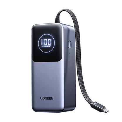 Externe Batterij UGREEN PB723, 20000mAh, 130W, QC + PD, 1 x USB-A - 2 x USB-C, Gri
