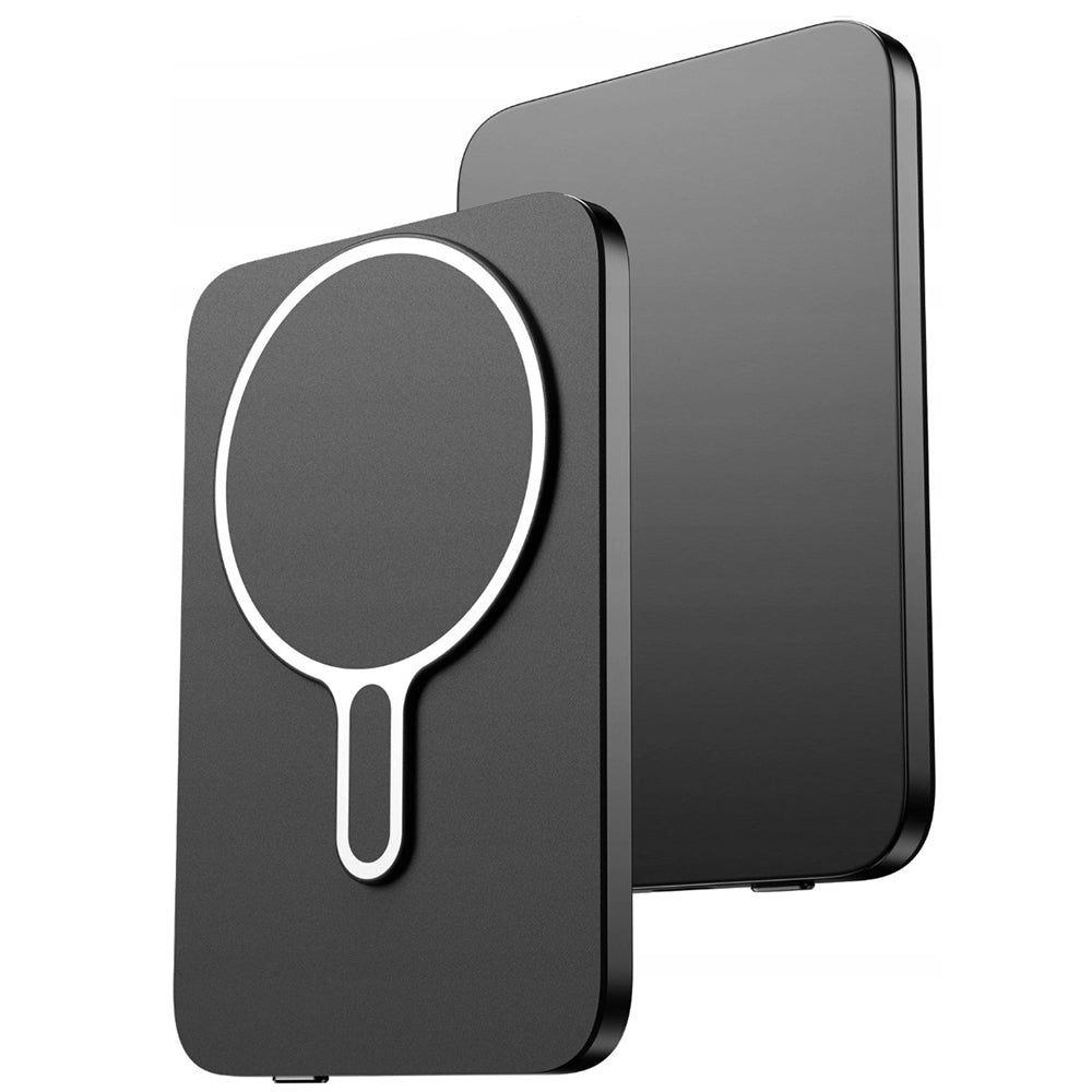 Draadloze Externe Batterij 3MK MagSnap Go, 5000mAh, 20W, PD + FQI, 1 x QI - 1 x USB-C, Grijs