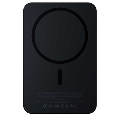 Draadloze Externe Batterij 3MK MagSynergy Ni+, 5000mAh, 22.5W, PD + FQI, 1 x QI - 1 x USB-C, Zwart