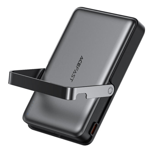 Draadloze Externe Batterij Acefast M17, 10000mAh, 22.5W, PD + FQI, 1 x QI - 1 x USB-C, Zwart
