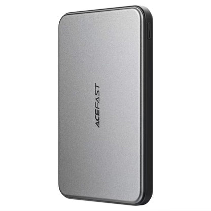 Draadloze Externe Batterij Acefast M30, 5000mAh, 20W, PD + FQI, 1 x QI - 2 x USB-C, Zwart