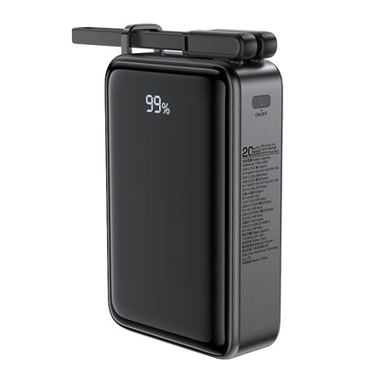 Externe Batterij Acefast M4, 20000mAh, 67W, PD, 1 x USB-A - 2 x USB-C, Zwart