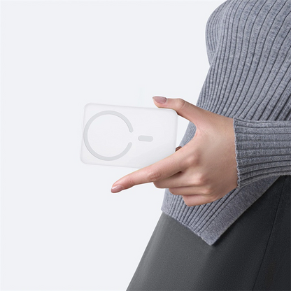Draadloze Externe Batterij Baseus EnerFill FM11 Ultra-Mini, 10000mAh, 22.5W, PD + FQI, 1 x QI - 1 x USB-C, Wit P1008210E213-00