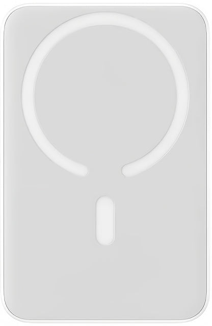 Draadloze Externe Batterij Baseus Magnetic Mini, 10000mAh, 20W, PD + FQI, 1 x QI - 1 x USB-C, Wit PPCX07002