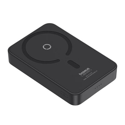 Draadloze Externe Batterij Baseus MagPro PPCXZ05, 5000mAh, 20W, PD + FQI, 1 x QI - 1 x USB-C, Zwart P10064101123-00