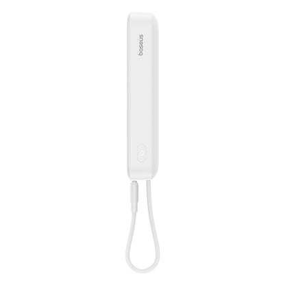 Draadloze Externe Batterij Baseus Magnetic Mini, 10000mAh, 30W, PD + FQI, 1 x QI - 2 x USB-C, Wit P1002210B223-00