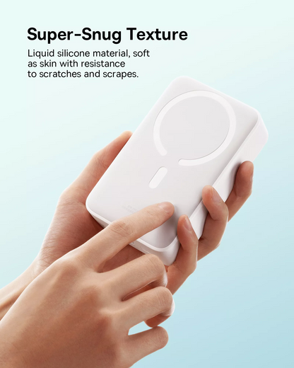 Draadloze Externe Batterij Baseus EnerFill FM41 Mini, 20000mAh, 20W, PD + FQI, 1 x QI - 1 x USB-C, Wit E0027U01