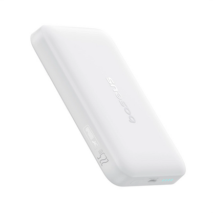 Draadloze Externe Batterij Baseus EnerFill FM11 Ultra-Mini, 10000mAh, 22.5W, PD + FQI, 1 x QI - 1 x USB-C, Wit P1008210E213-00