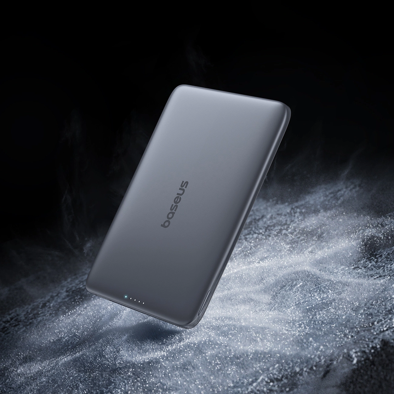 Draadloze Externe Batterij Baseus PicoGo AM41, 5000mAh, 20W, PD + FQI, 1 x QI - 1 x USB-C, Zwart