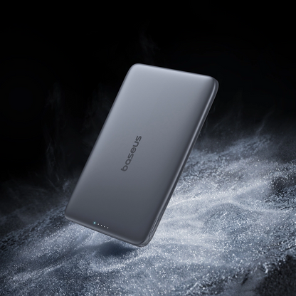 Draadloze Externe Batterij Baseus PicoGo AM41, 5000mAh, 20W, PD + FQI, 1 x QI - 1 x USB-C, Zwart