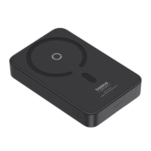 Externe Draadloze Batterij Baseus MagPro PPCXZ05, 5000mAh, 20W, PD + FQI, 1 x QI - 1 x USB-C, Zwart, Opnieuw verzegeld P10064101123-00