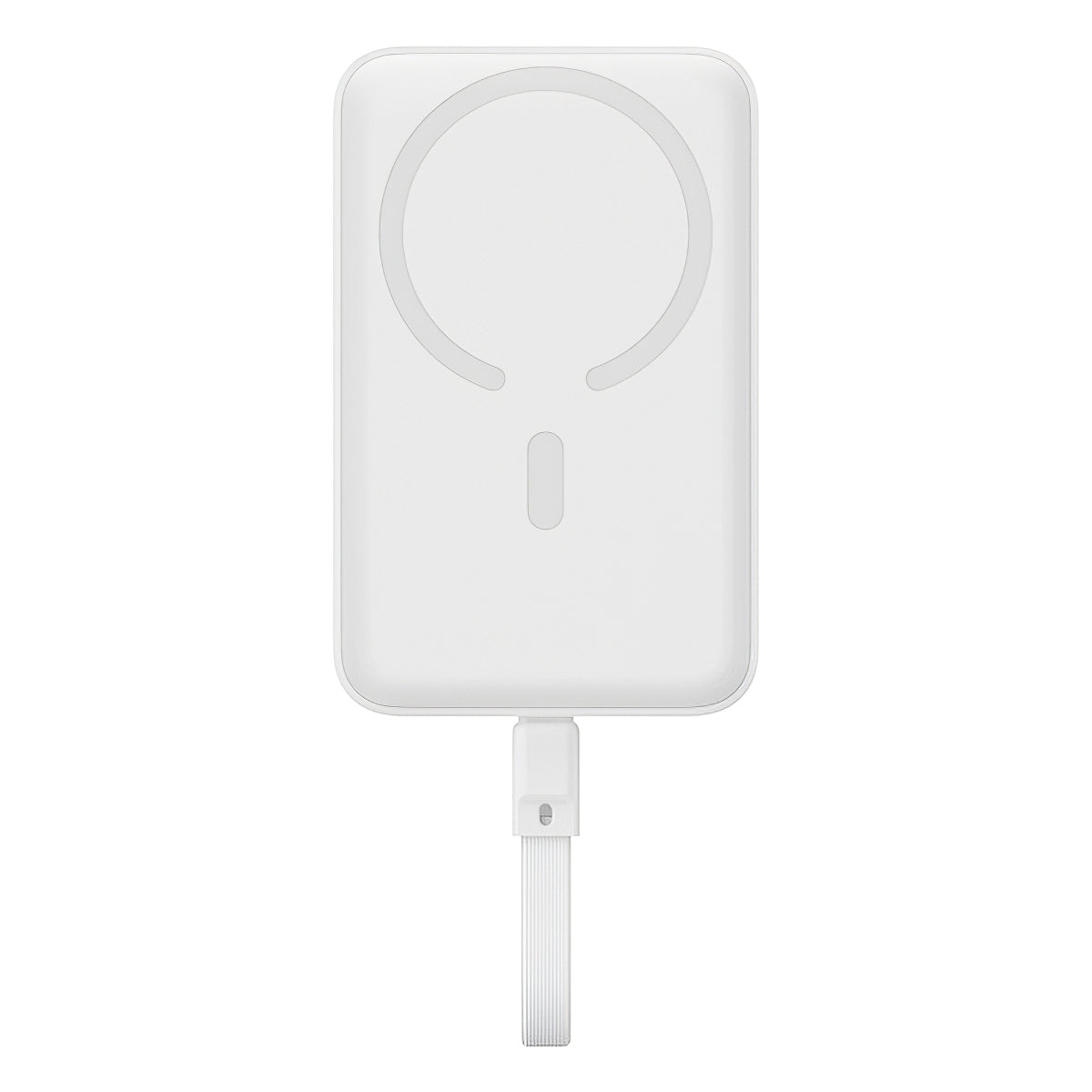 Draadloze Externe Batterij Baseus Magnetic Mini, 10000mAh, 30W, PD + FQI, 1 x QI - 2 x USB-C, Wit P1002210B223-00