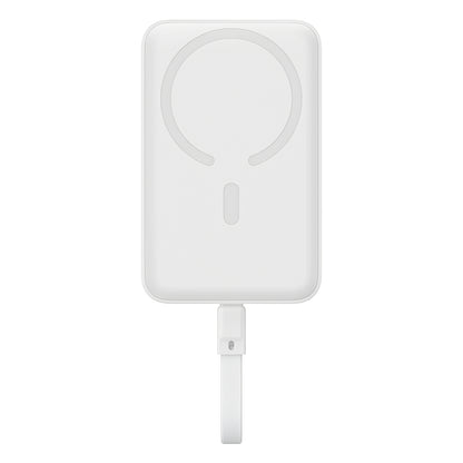 Draadloze Externe Batterij Baseus Magnetic Mini, 10000mAh, 30W, PD + FQI, 1 x QI - 2 x USB-C, Wit P1002210B223-00