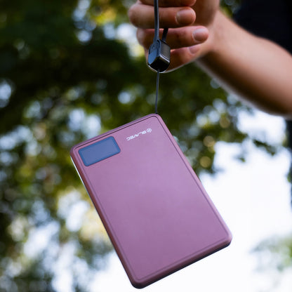 Draadloze powerbank Blavec BJ-03 Slim, 10000 mAh, 22,5 W, PD + FQI, 1 x QI - 1 x USB-C, paars