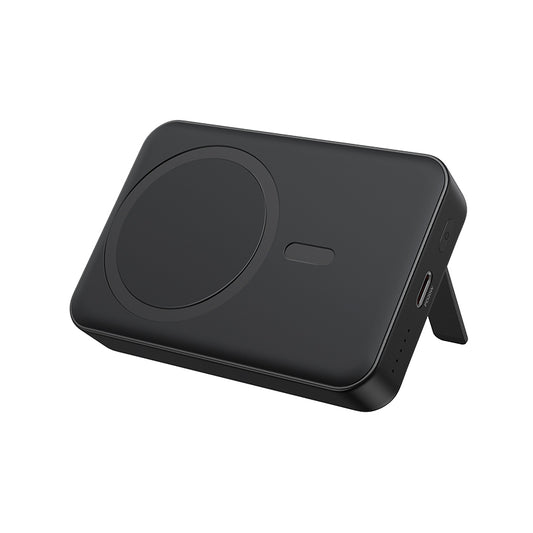 Draadloze Externe Batterij BWOO BO-P59, 10000mAh, 20W, PD + FQI, 1 x QI - 1 x USB-C, Zwart