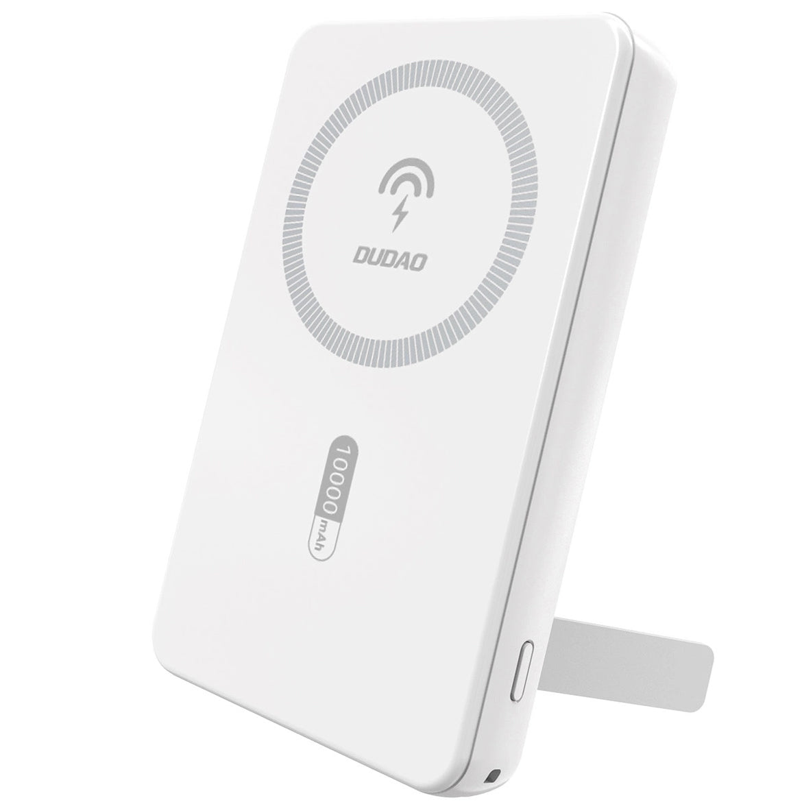 Draadloze Externe Batterij Dudao K14S+, 10000mAh, 22.5W, QC + PD + FQI, 1 x QI - 1 x USB-A - 1 x USB-C, Wit