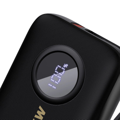 Externe Batterij Dudao K14, 10000mAh, 22.5W, QC + PD, 1 x Lightning - 1 x USB-A - 2 x USB-C, Zwart