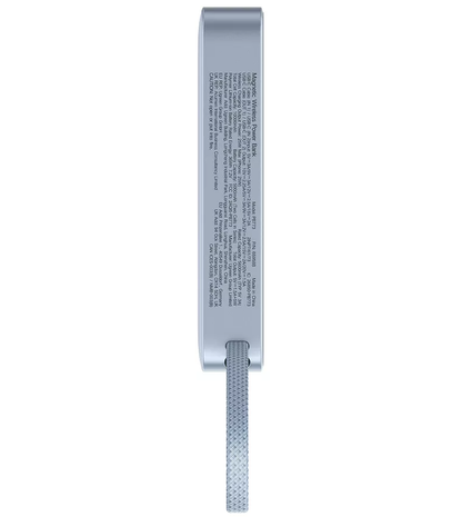 Draadloze Externe Batterij UGREEN MagFlow PB773 (65958), 10000mAh, 25W, PD + FQI, 1 x QI - 2 x USB-C, Blauw