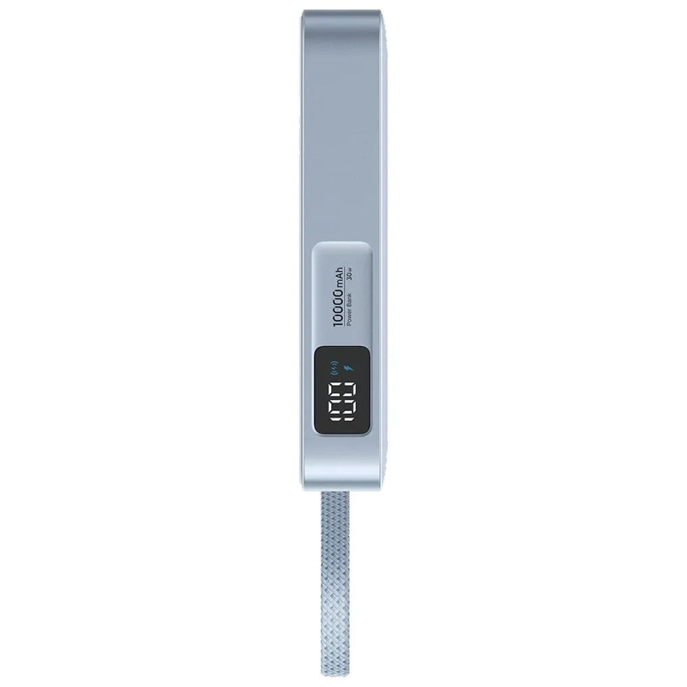 Draadloze Externe Batterij UGREEN MagFlow PB773 (65958B), 10000mAh, 25W, PD + FQI, 1 x QI - 2 x USB-C, Blauw