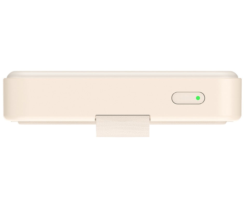Draadloze Externe Batterij Xiaomi Mi Magnetic, 6000mAh, 15W, PD + FQI, 1 x QI - 1 x USB-C, Beige BHR9074GL