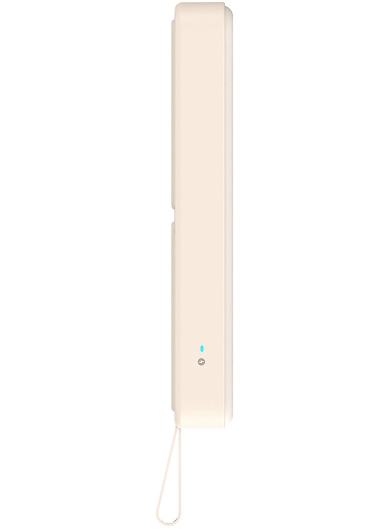 Draadloze Externe Batterij Xiaomi Mi Magnetic, 6000mAh, 15W, PD + FQI, 1 x QI - 1 x USB-C, Beige BHR9074GL