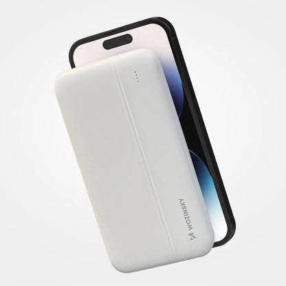 Externe Batterij WZK WPBWE1, 10000mAh, 10W, 2 x USB-A, Wit
