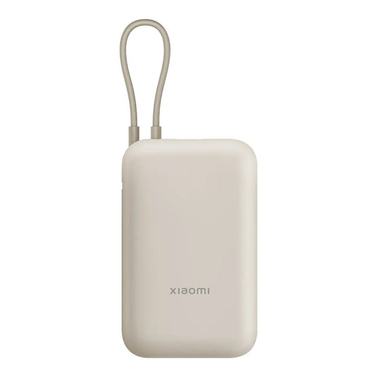 Externe Batterij Xiaomi Pocket Edition Pro, 10000mAh, 33W, QC + PD, 1 x USB-A - 1 x USB-C, Beige BHR9072GL
