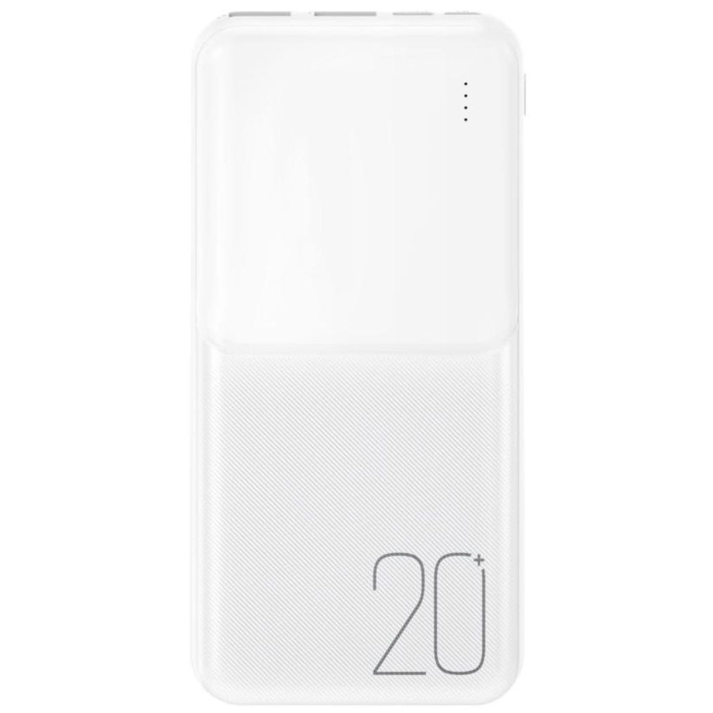 Externe Batterij XO Design PR252, 20000mAh, 10W, 2 x USB-A, Wit