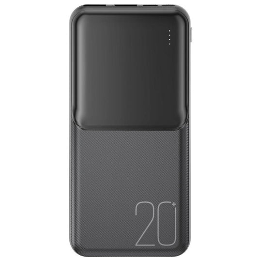 Externe Batterij XO Design PR252, 20000mAh, 10W, 2 x USB-A, Zwart