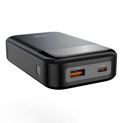 Externe Batterij XO Design PR232, 10000mAh, 33W, QC + PD, 1 x USB-A - 1 x USB-C, Zwart