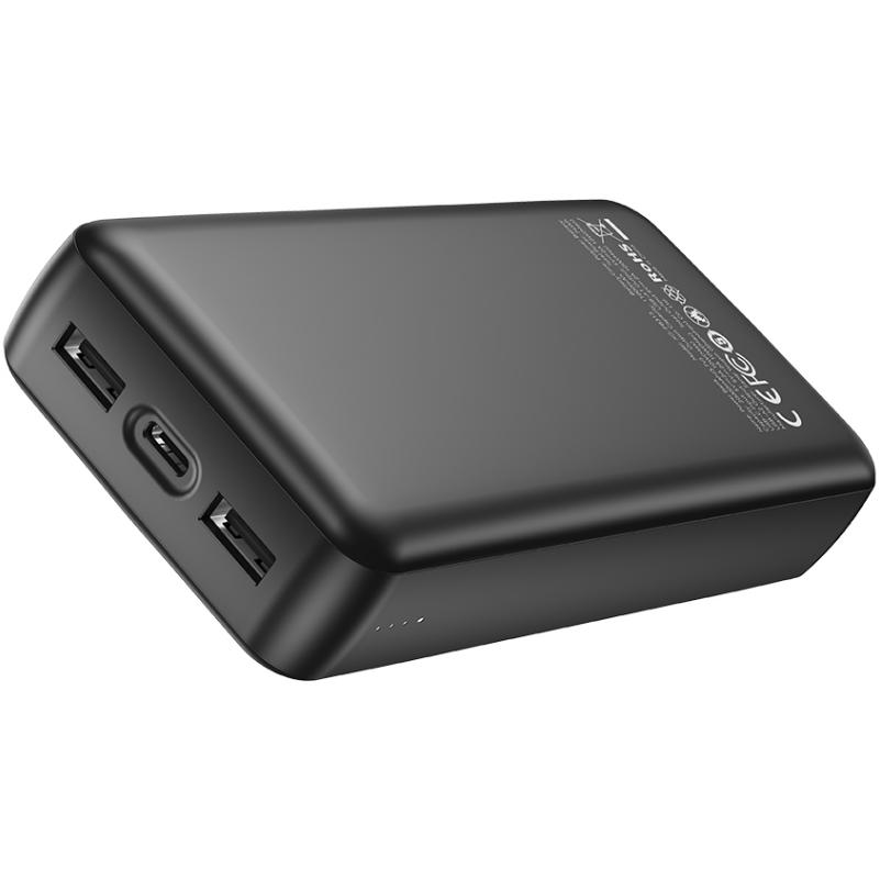 Externe Batterij XO Design PB313, 20000mAh, 10W, 2 x USB-A, Zwart