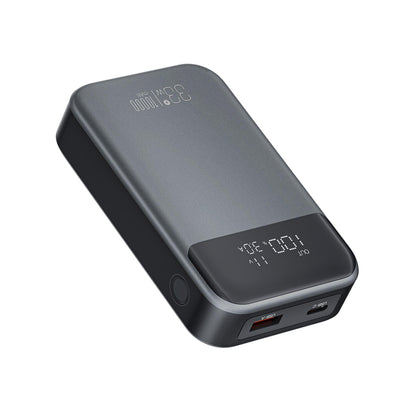 XO Design PR232 External Battery, 10000mAh, 33W, QC + PD, 1 x USB-A - 1 x USB-C, Black