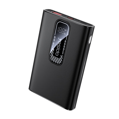Externe Batterij Yesido YP92, 5000mAh, 22.5W, QC + PD, 1 x USB-A - 1 x USB-C, Zwart