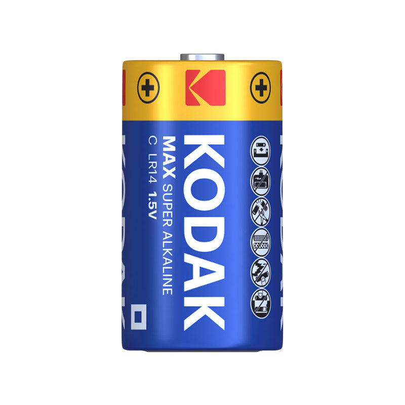 Kodak Max Alkaline Battery, LR14 Set of 2 pieces