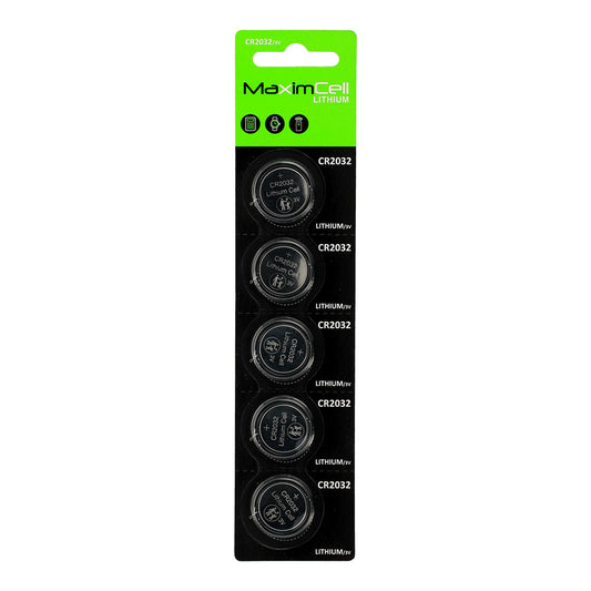 MaximCell batterij, CR2032, set van 5 stuks