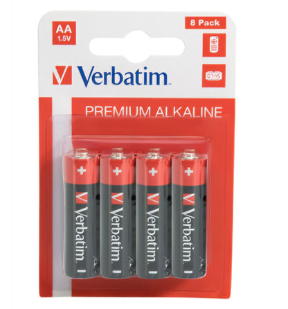 Verbatim Premium batterij, AA / LR6, set van 8 stuks 49503