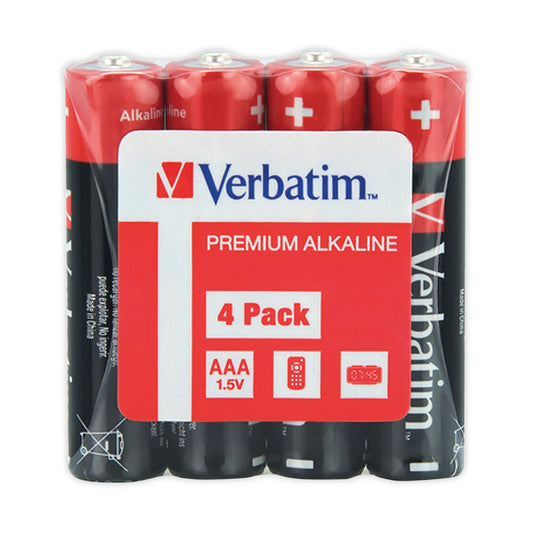 Verbatim Premium batterij, AAA / LR3, Set van 4 stuks 49500