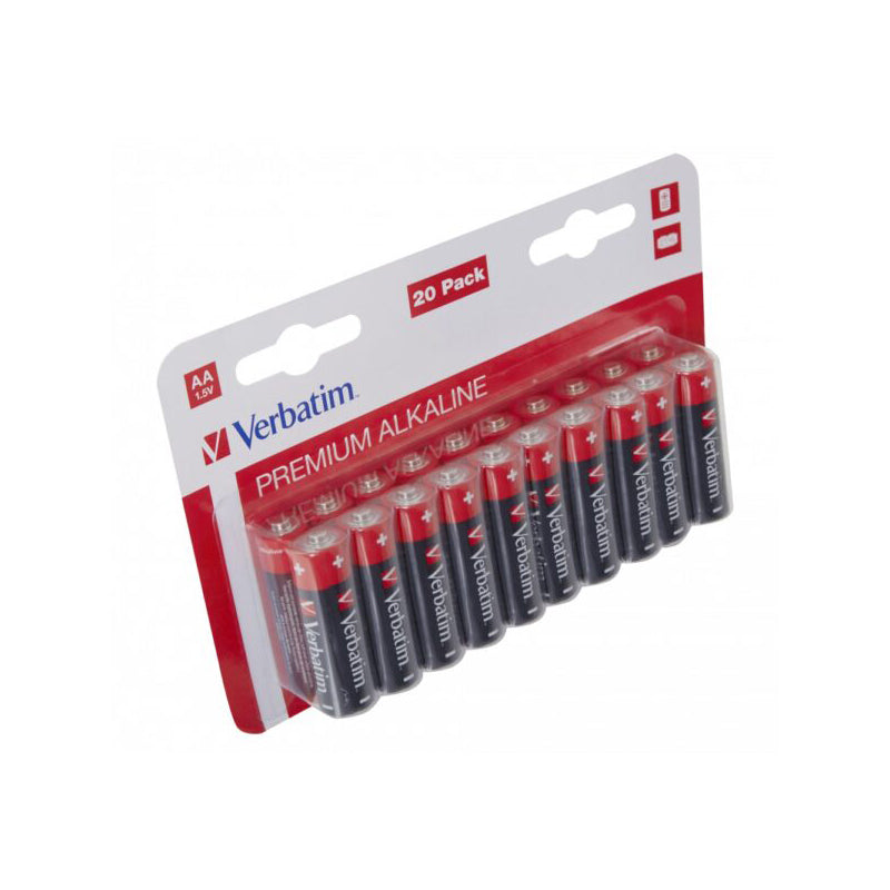 Verbatim Premium batterij, AA / LR6, Set van 20 stuks 49877
