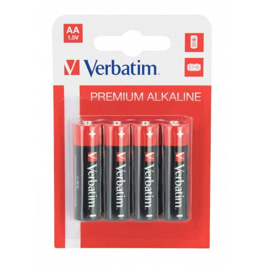 Verbatim Premium batterij, AA / LR6, Set van 4 stuks 49921