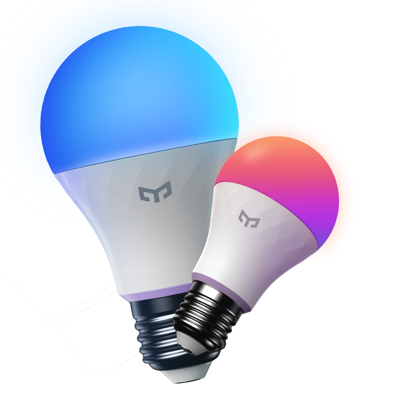 LED bulb Yeelight W4 Lite, Wi-Fi, E27, 9W, 2700K - 6500K, 806lm, Multicolor YLQDP-0011