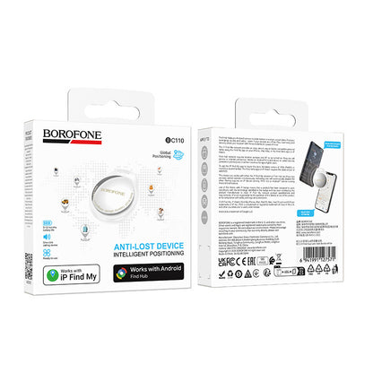 Borofone SmartTag BC110 voor iOS / Android Series, Wit