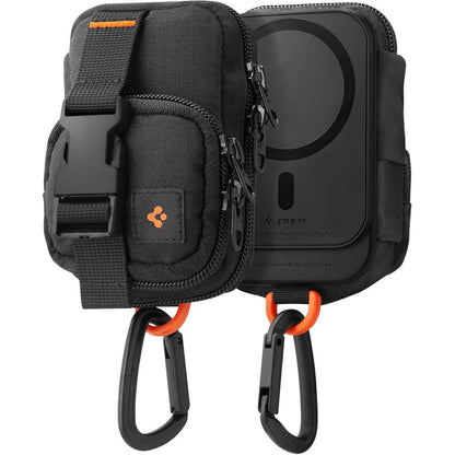 Universele MagSafe Tas voor Telefoon, Spigen, Snap Zip, Zwart