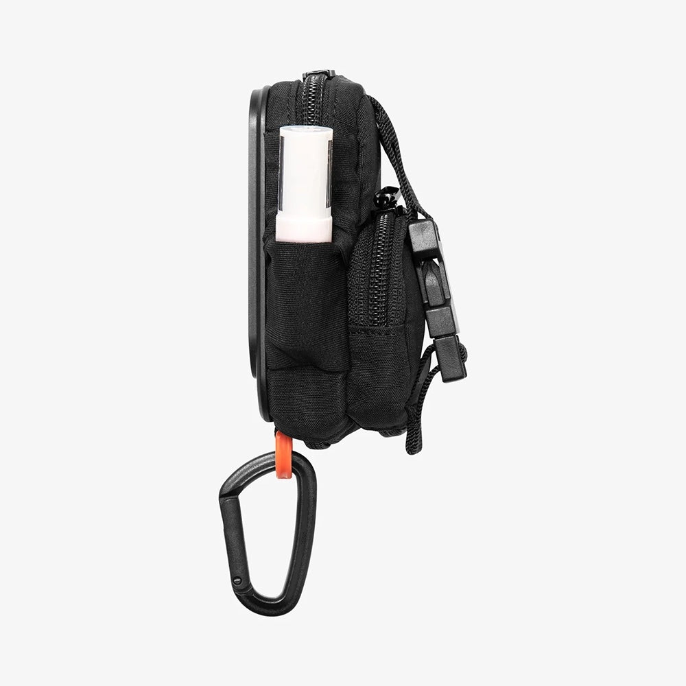 Universele MagSafe Tas voor Telefoon, Spigen, Snap Zip, Zwart