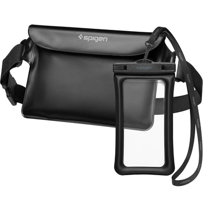 Universele Waterdichte Tas en Hoes Spigen A621, Zwart AMP04533