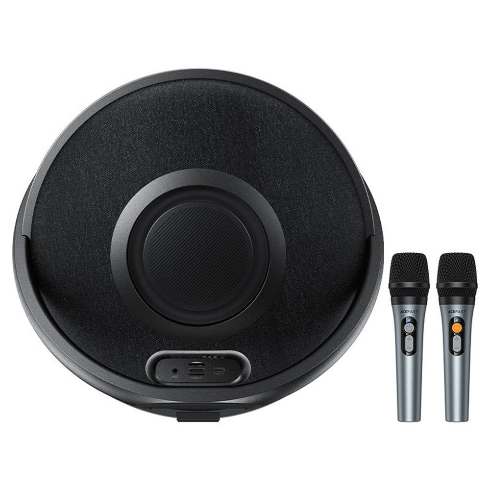 Bluetooth-luidspreker Acefast Karaoke K5 Max, 350W, TWS, RGB, Waterdicht, Zwart