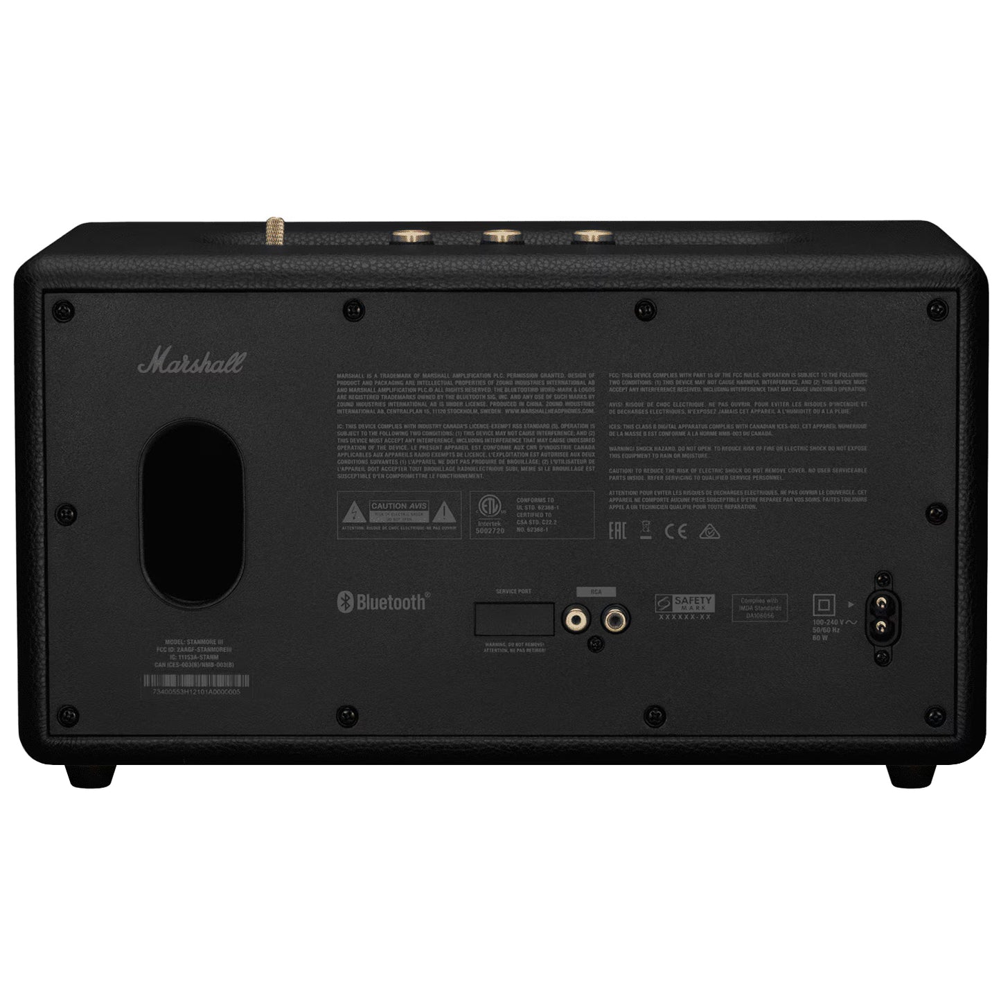 Bluetooth-luidspreker Marshall Stanmore III, 80W, Zwart, Herverpakt