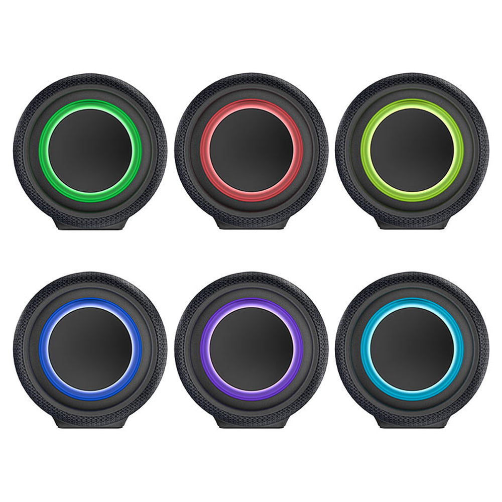Bluetooth-luidspreker Acefast K2 Air, 2 x 20W, RGB, Waterdicht, Zwart