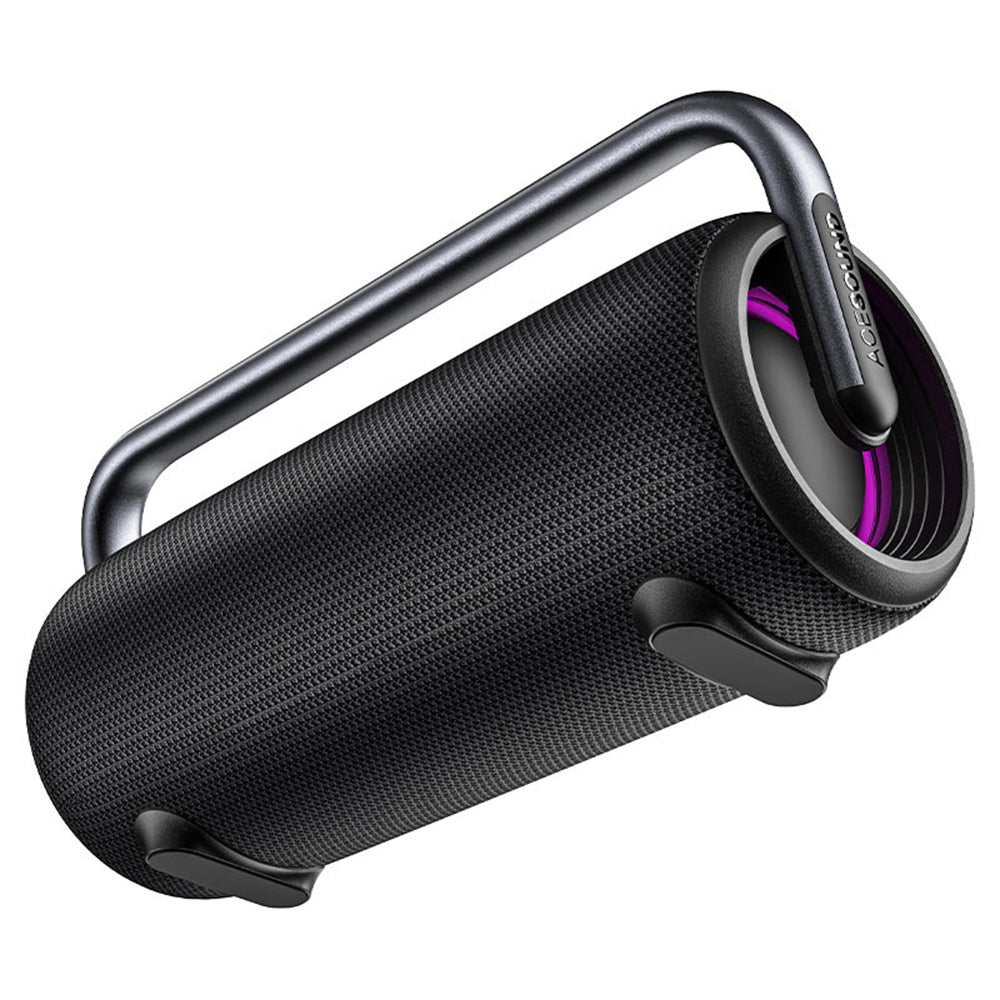 Draagbare Bluetooth Speaker Acefast K2 Pro, 2 x 50W - 2 x 10W, RGB, Waterdicht, Zwart