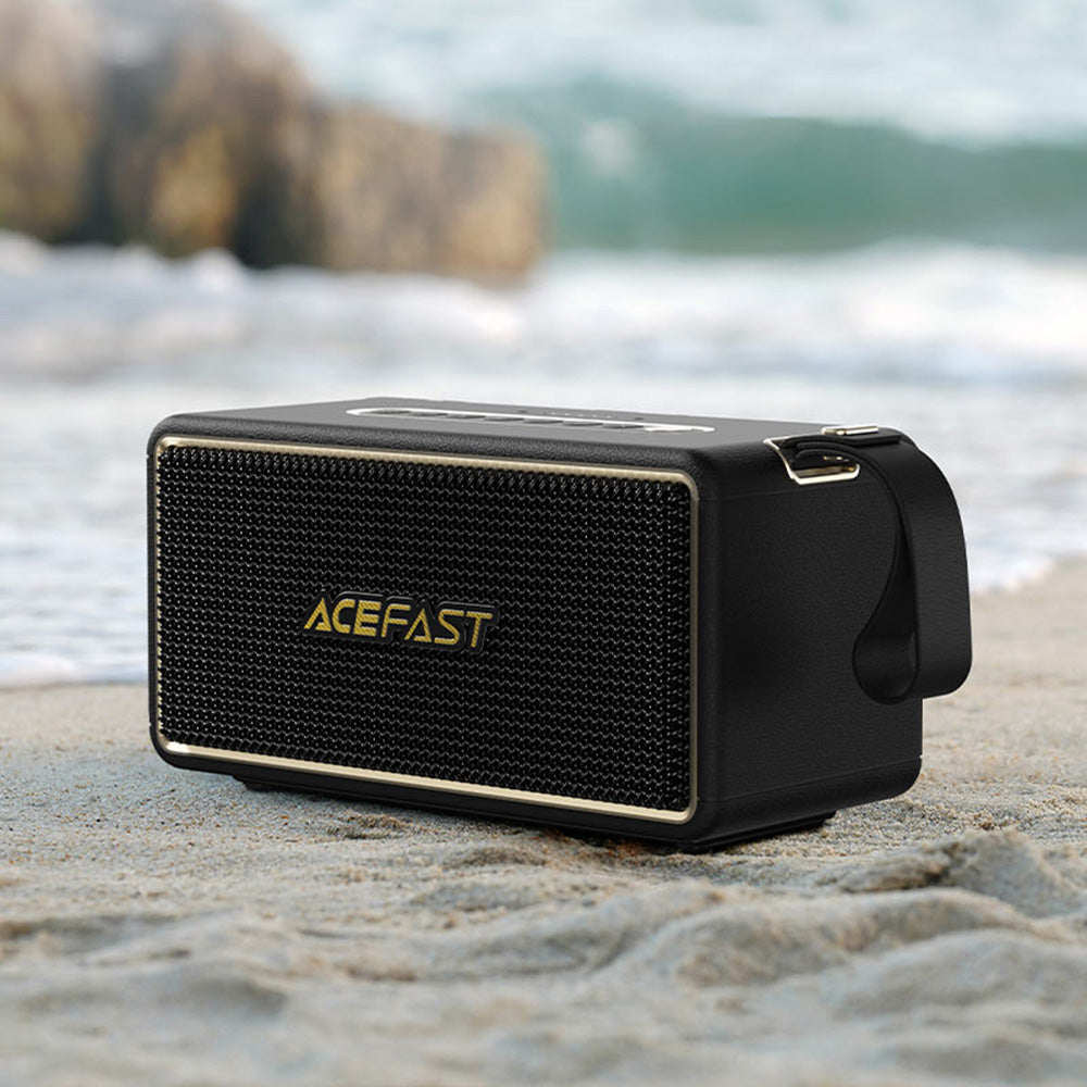 Acefast K3 Max Portable Bluetooth Speaker, 80W, RGB, Waterproof, Black